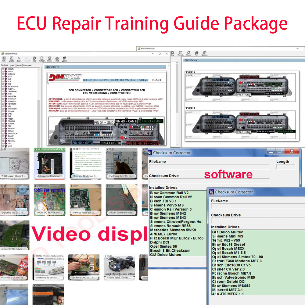Electronics Repair Guide - ECU Reparatie Trainingsgids Pakket ECU Basiselektronica