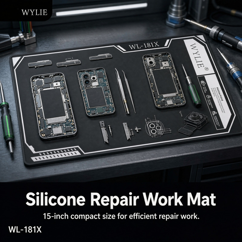 Electronics Repair Mat - WYLIE WL-181X siliconen reparatiemat 500 °