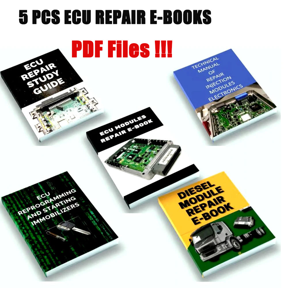 Electronics Repair Guide - 5-PCS ECU REPARATIE Handleidingen E-BOOKS Reparatie