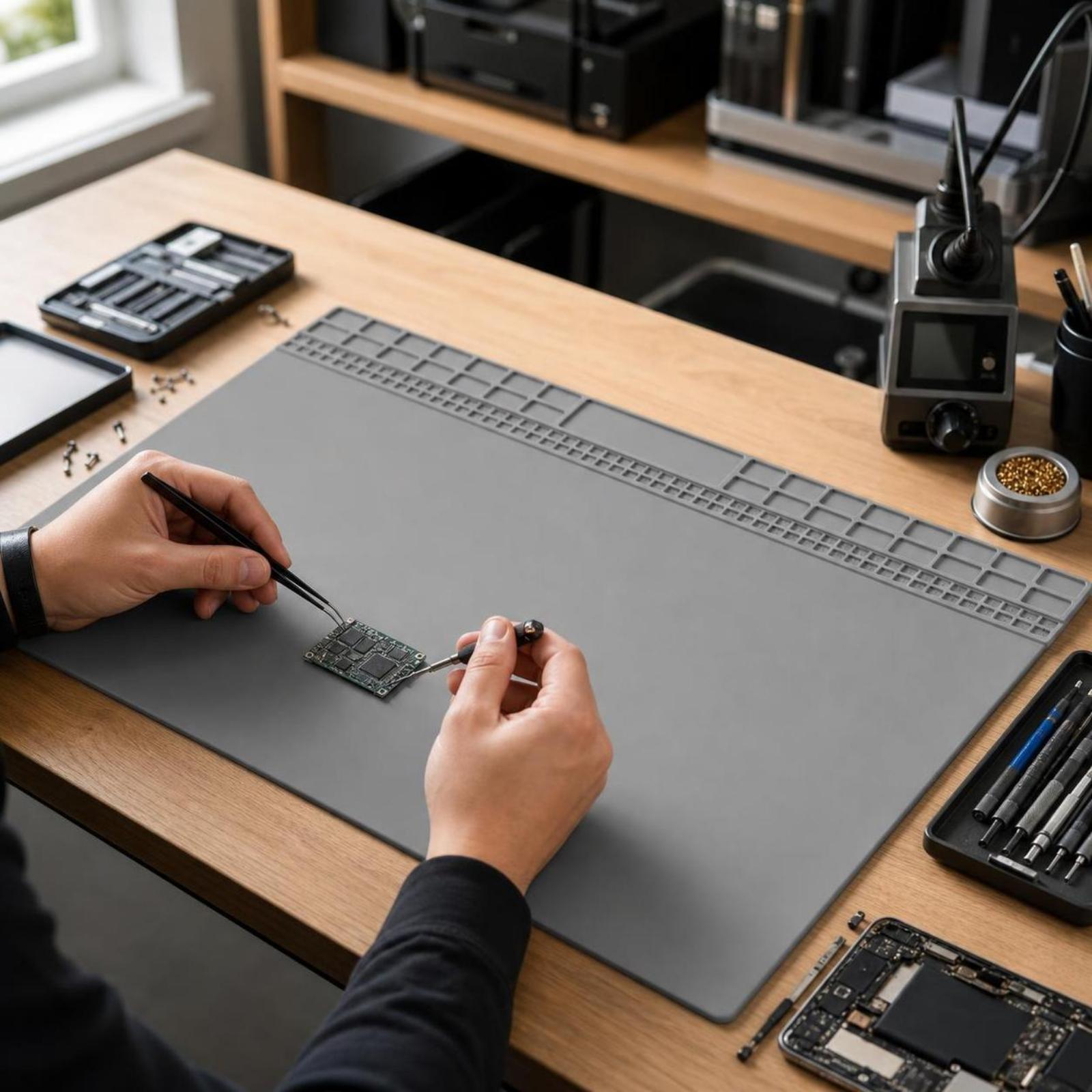 Hittebestendige siliconen sold - Electronics Repair Mat recensie en prijs