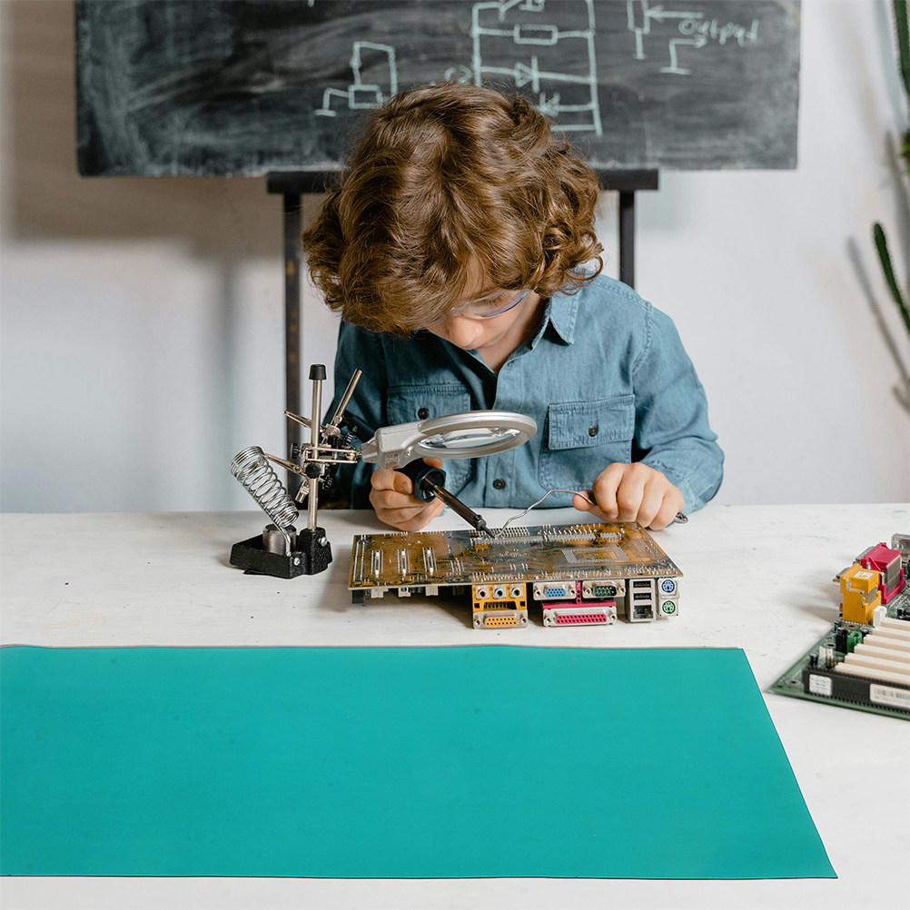 Rubberen soldeermat op rol, an - Electronics Repair Mat recensie en prijs