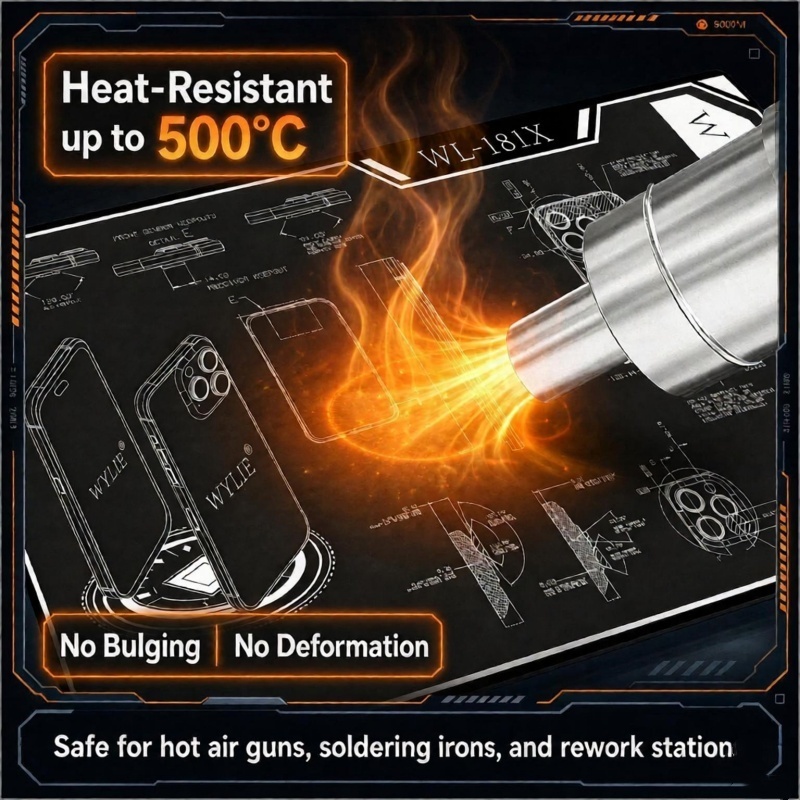 WYLIE WL-181X siliconen repara - Electronics Repair Mat recensie en prijs