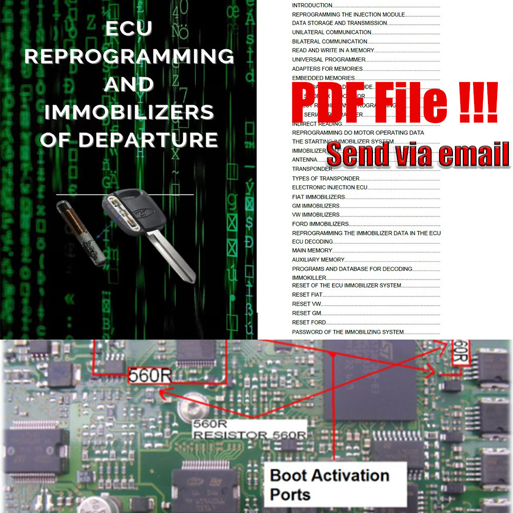5-PCS ECU REPARATIE Handleidin - Electronics Repair Guide recensie en prijs
