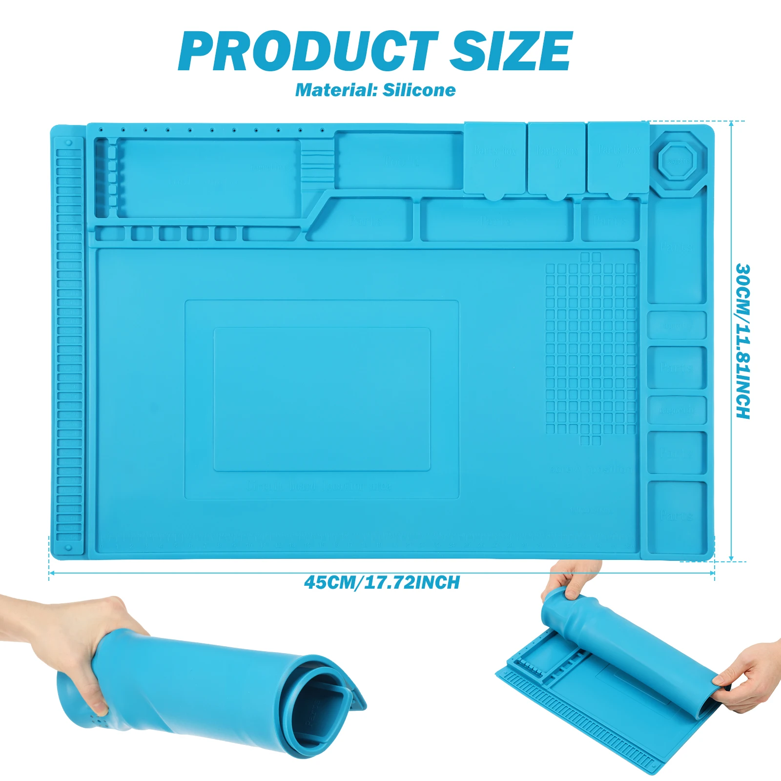 45x30cm siliconen soldeermat h - Electronics Repair Mat recensie en prijs