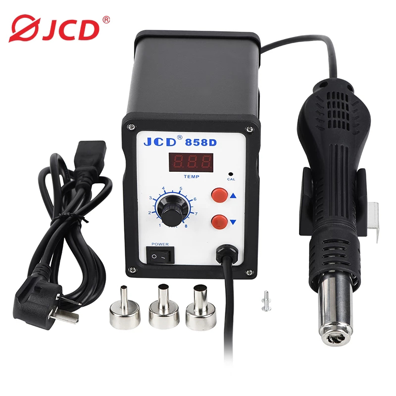 Jcd Heteluchtpistool 858d 2 In - Hot Air Station 858 recensie en prijs